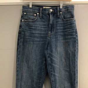 Madewell high rise slim crop boyjean sz 27